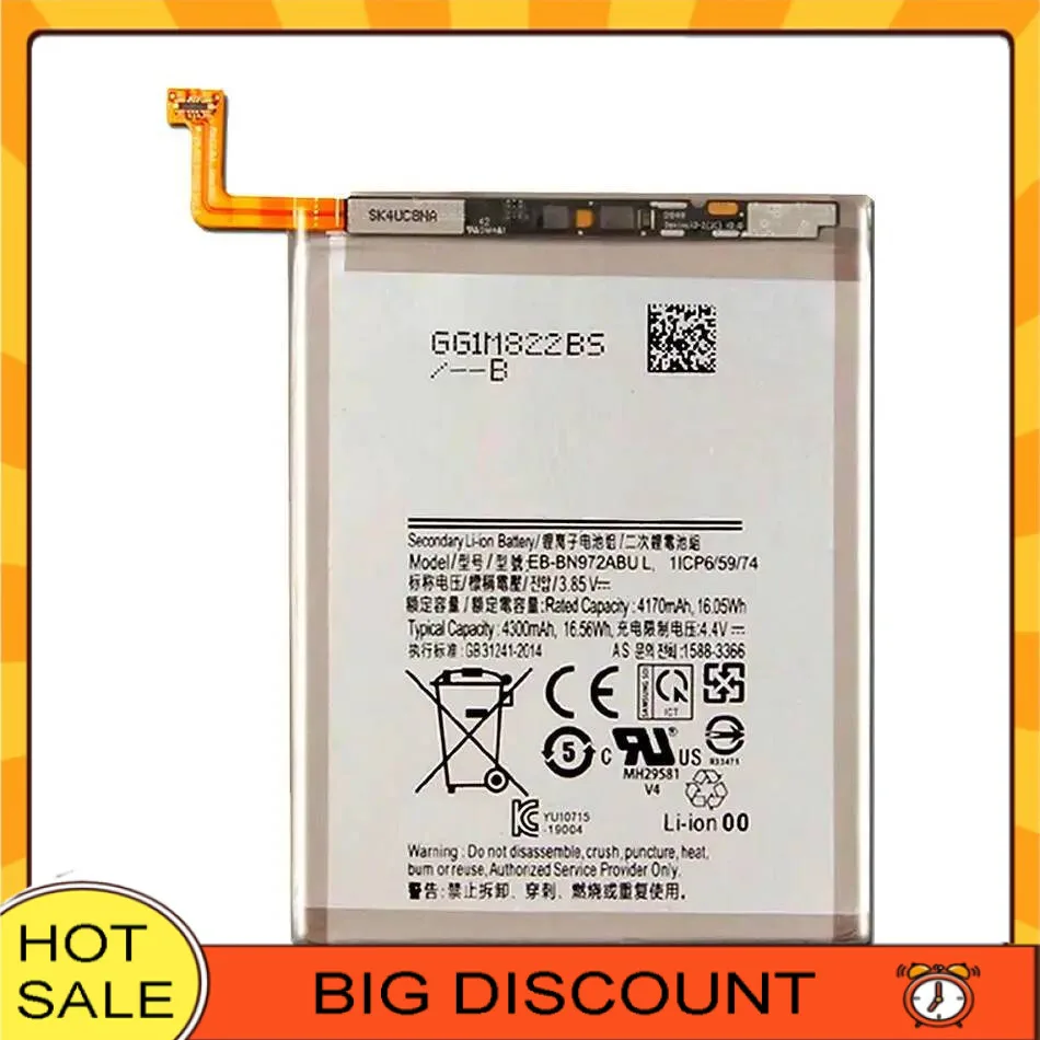

Аккумулятор мобильного телефона EB-BN972ABU 4300 мАч для Samsung Galaxy Note 10 Plus Note 10 + SM-N975F SM-N975DS