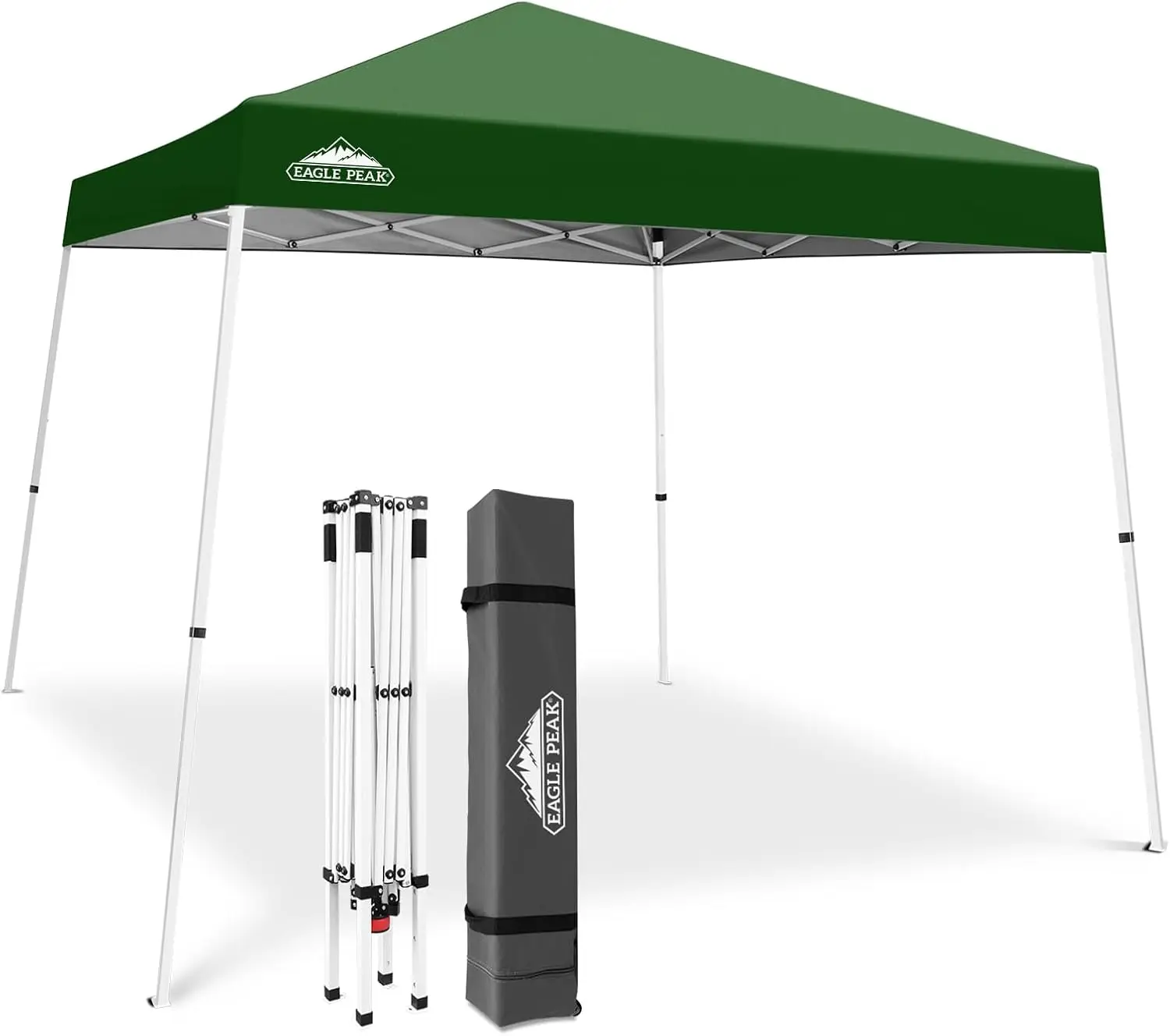 

10x10 Slant Leg Pop-up Canopy Tent Easy One Person Setup Instant Outdoor Beach Canopy Folding Portable Sports Shelter 10x10 B