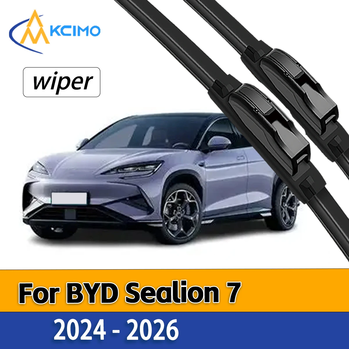 

Car Front Windshield Wipers Fit BYD Sealion 7 2024 - 2026 Replacement Wiper Blades