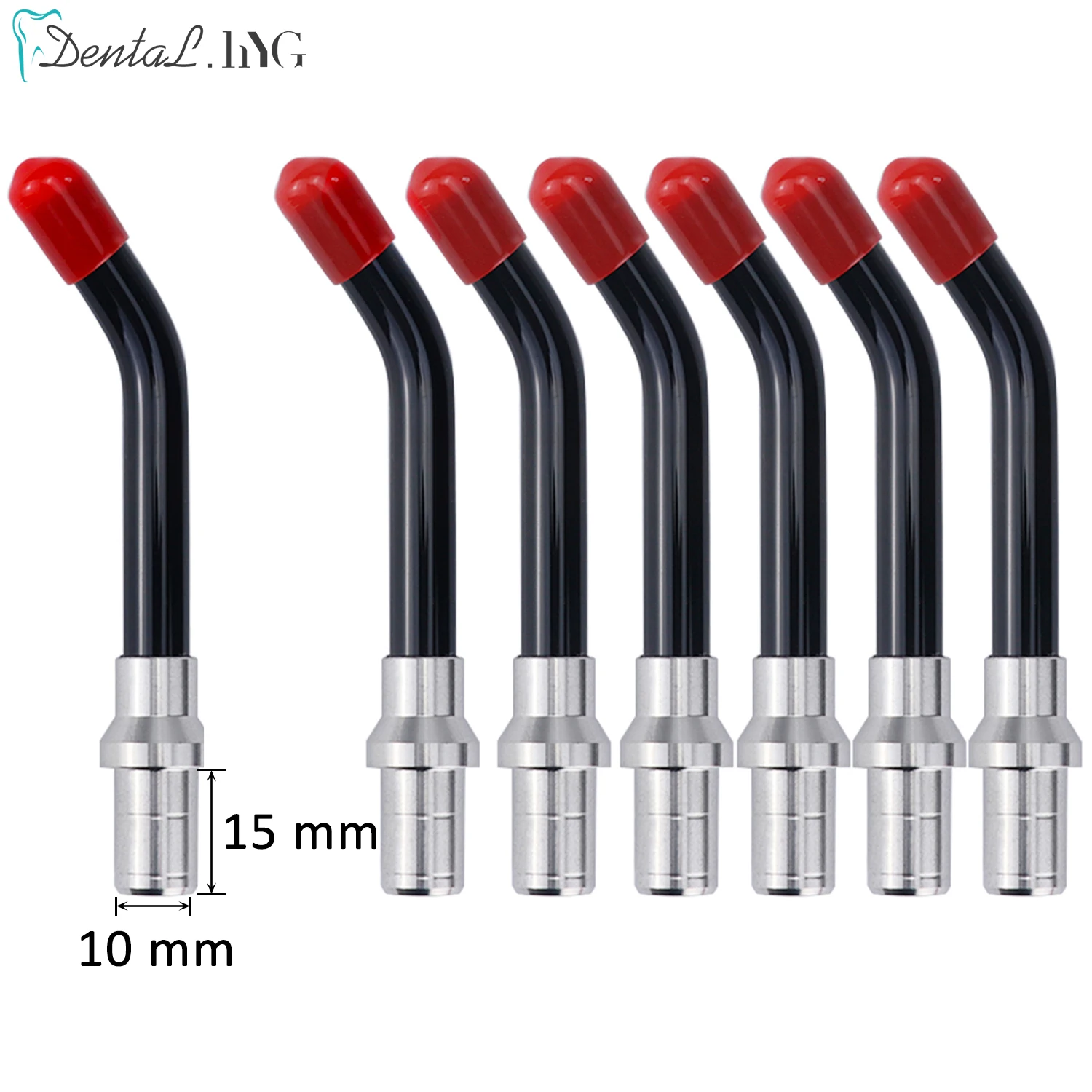 

7pcs 15*10mm Universal Dental Optical Fiber Guide Rod Tips For Dental LED Curing Light Lamp Teeth Whitening Dental Tool