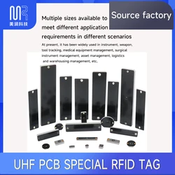 Étiquette métallique rfid UHF an-ti, 915MHz, petite taille, gestion des actifs, haute température FR4 sur métal, outils RFID, étiquette de suivi