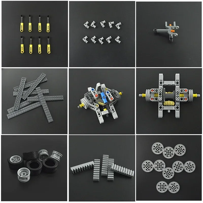 MOC Parts MOC Parts Multiple sizes Bulk Bricks Educational High-tech Building Blocks Technical accessories Compatible All Brands