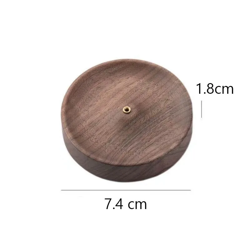 6/3/1 Stück Exquisiter Holz-Räucherstäbchenhalter für Sandelholz-Räucherstäbchen, Geeignet für Buddhistische Anbetung, Teeraum, Schreibtisch und Heimdekoration – Detail 2