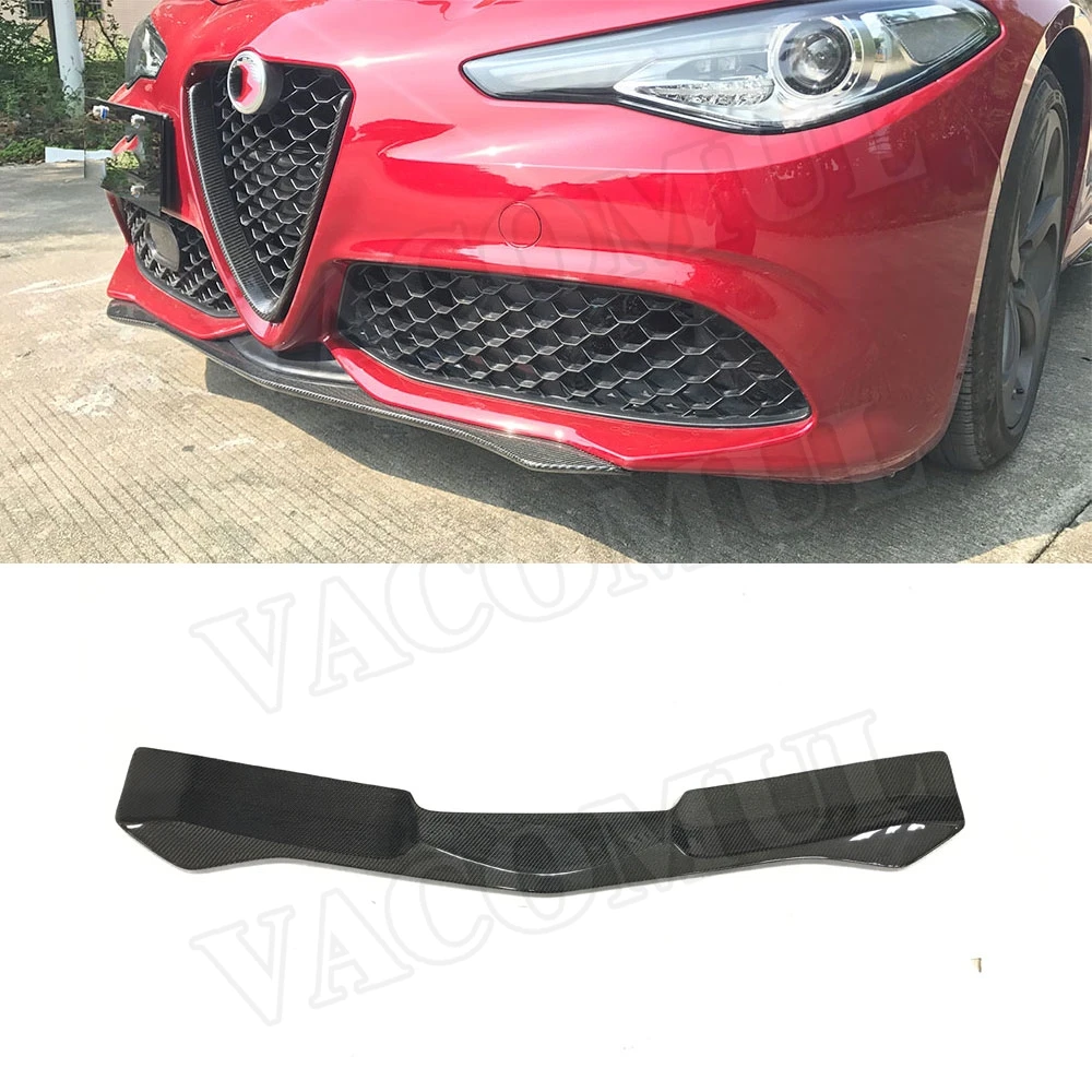 

VACOMUL Car Racing Front Bumper Lip Carbon Fiber for Alfa Romeo Giulia Sedan 2015 2016 2017 2018 Car Accessories