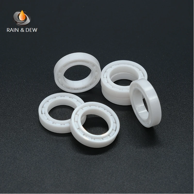 1Pcs 15X24X5mm 6802 ABEC-9 Full Ceramic Bearing  Zirconia ZrO2 Ball Bearing