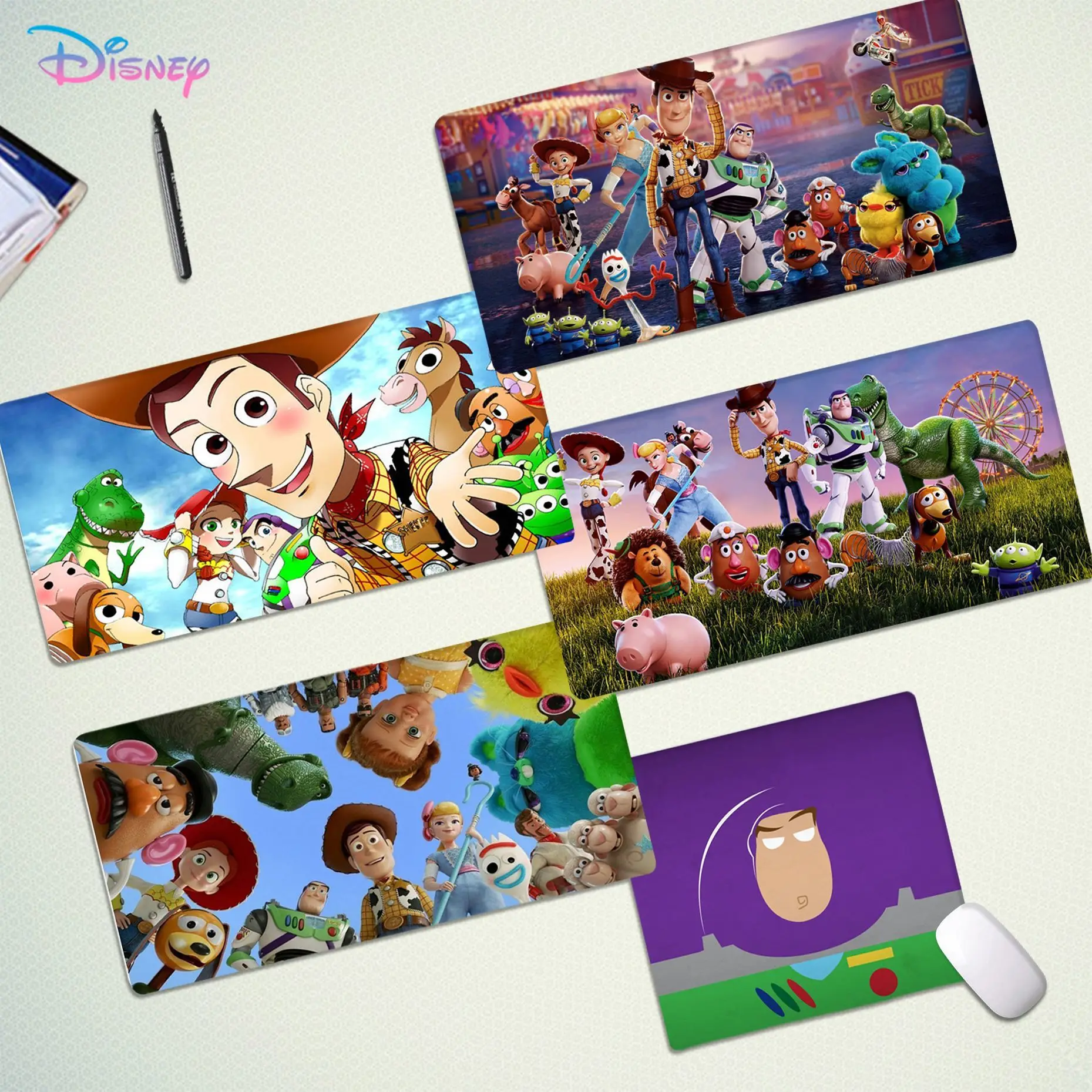 Disney Toy Story Mousepad Beautiful large gaming mousepad L XL XXL gamer mouse pad Size for Game Keyboard Pad for Gamer