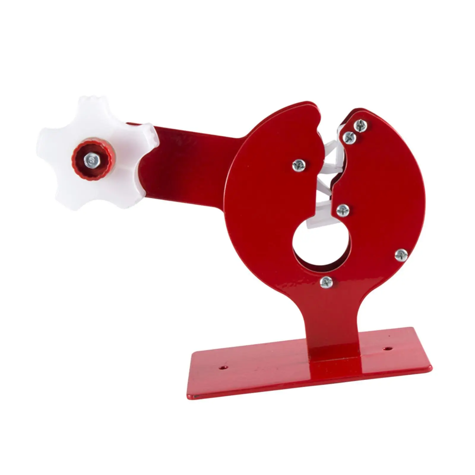 Red Tape Bag Sealer Holder Dispenser for Supermarket Fruit Snack Tying Machine Compact Sturdy Iron Plastic Design