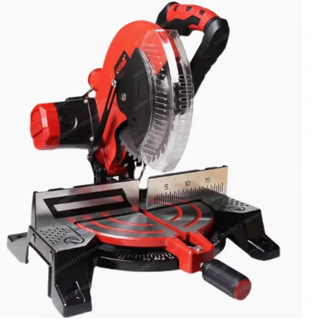 10 Inch Electric Saw Aluminum Machine 220V/1800W Multifunctional Circular Saw 45 Degree Cutting Miter Sawing Aluminum Machine