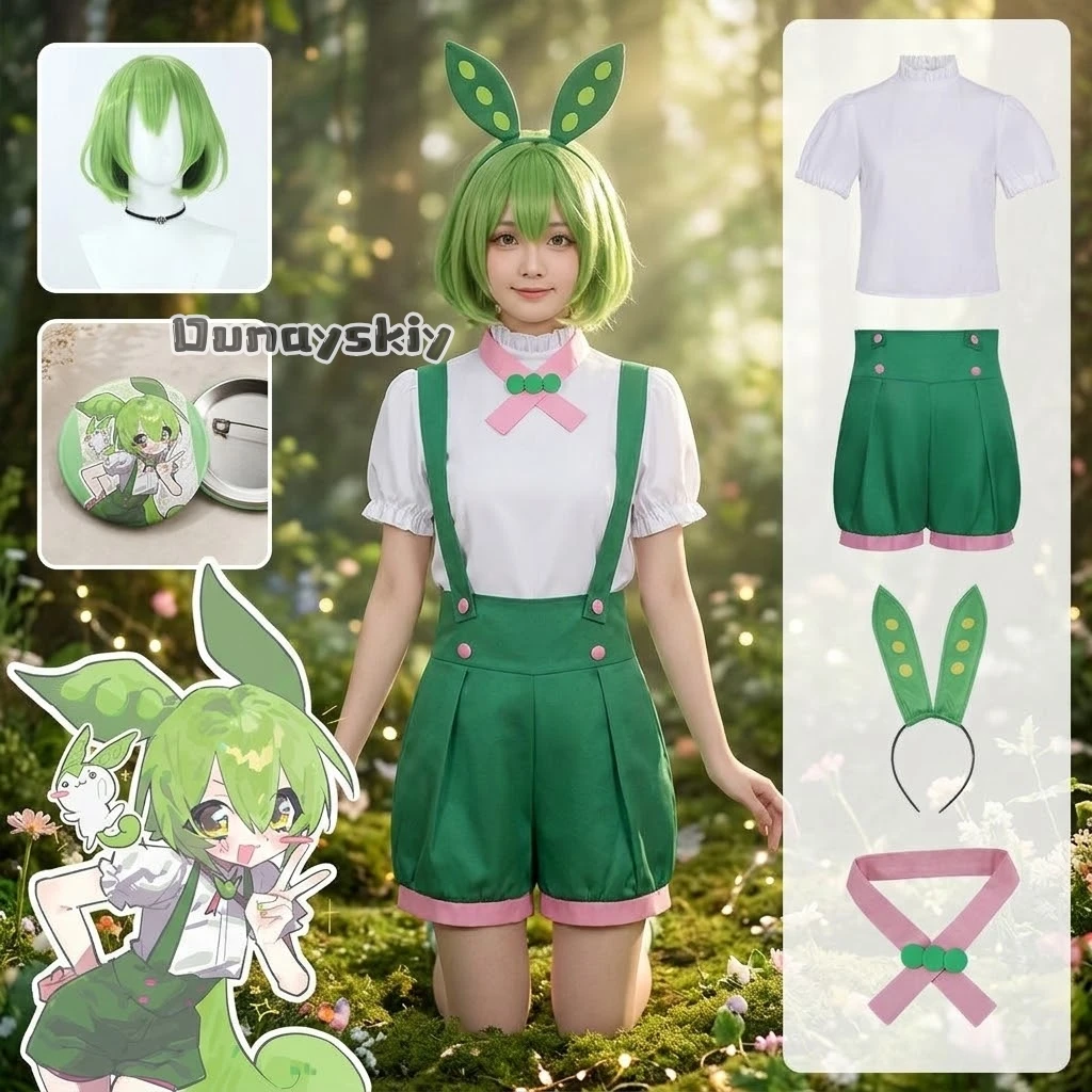fantasia-de-cosplay-zundamon-peruca-uniforme-conjunto-completo-de-personagem-roupa-para-halloween-role-play-festa-de-carnaval-anime-zundamon-​-​-​
