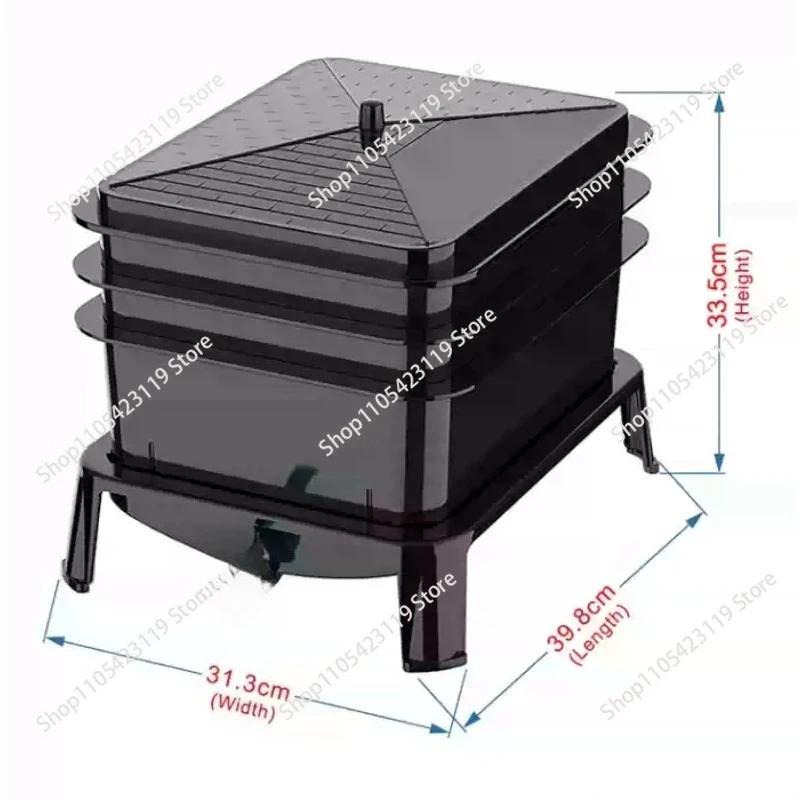Worm Box Compost Box Garden Outdoor Organic Fertilizer
