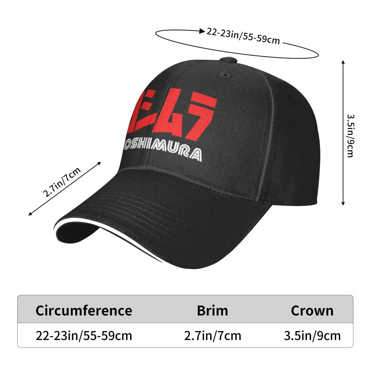 Suzuki Yoshimura Racing Gsx Gsxr Rch Suzuki Baseball Cap Men Women Trucker Hat Fashion Adjustable Duck Bill Classic Cap Camping