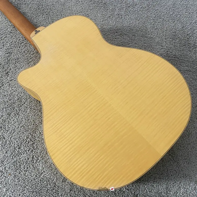 A228 12 String Electric&Acoustic Guitar Semi Finishing without Hardwares Genuine LUNA with Paint and Wood Damages Sales