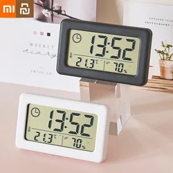 Xiaomi Youpin Mini zegar cyfrowy Temperatura Wilgotność Przenośny zegar stołowy Termometr Higrometr Zegar LED na baterie Nowość