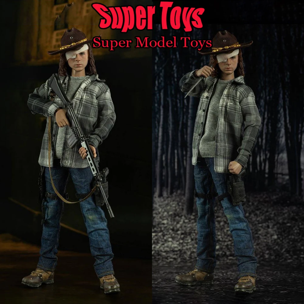 

ThreeZero 3Z0062 1/6 Scale Men Soldier The Walking Dead Carl Grimes Standard Edition Full Set 12-inch Action Figure Model Gifts