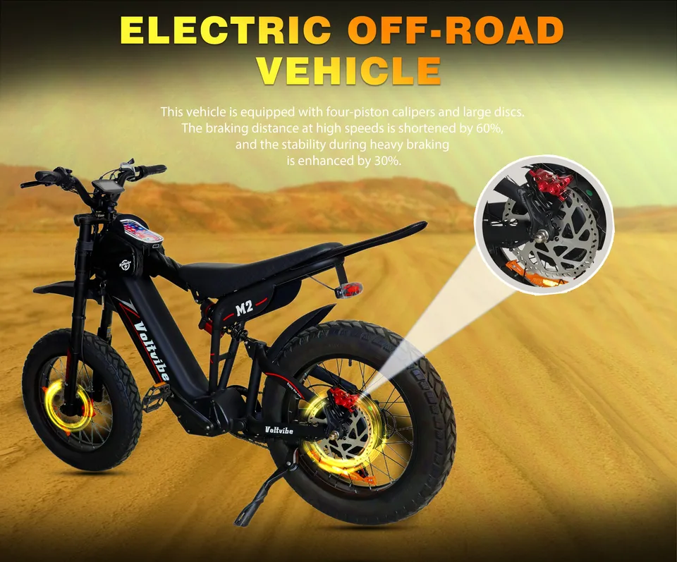 BAOLUJIE M2 2000W Moto E-Bike,Adult Electric Bike，60V25AH Battery，Electric Motorbicycle,Max Speed 45 MPH,UL2849【1 Year Warranty】 image 8