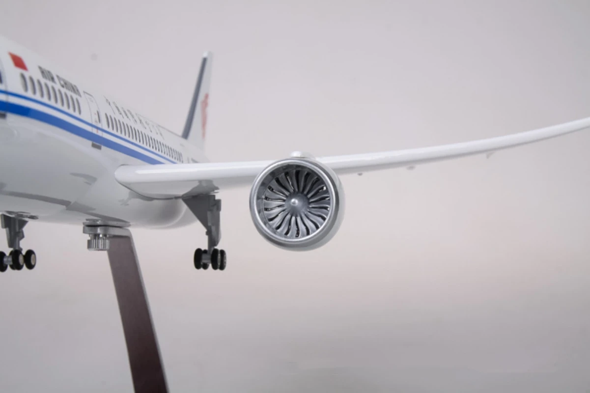 لعب الطائرات للأطفال B787 الصين نموذج طائرة جنوبية دييكاست الراتنج البلاستيك 47 سنتيمتر مقلد الديكور الحلي #5