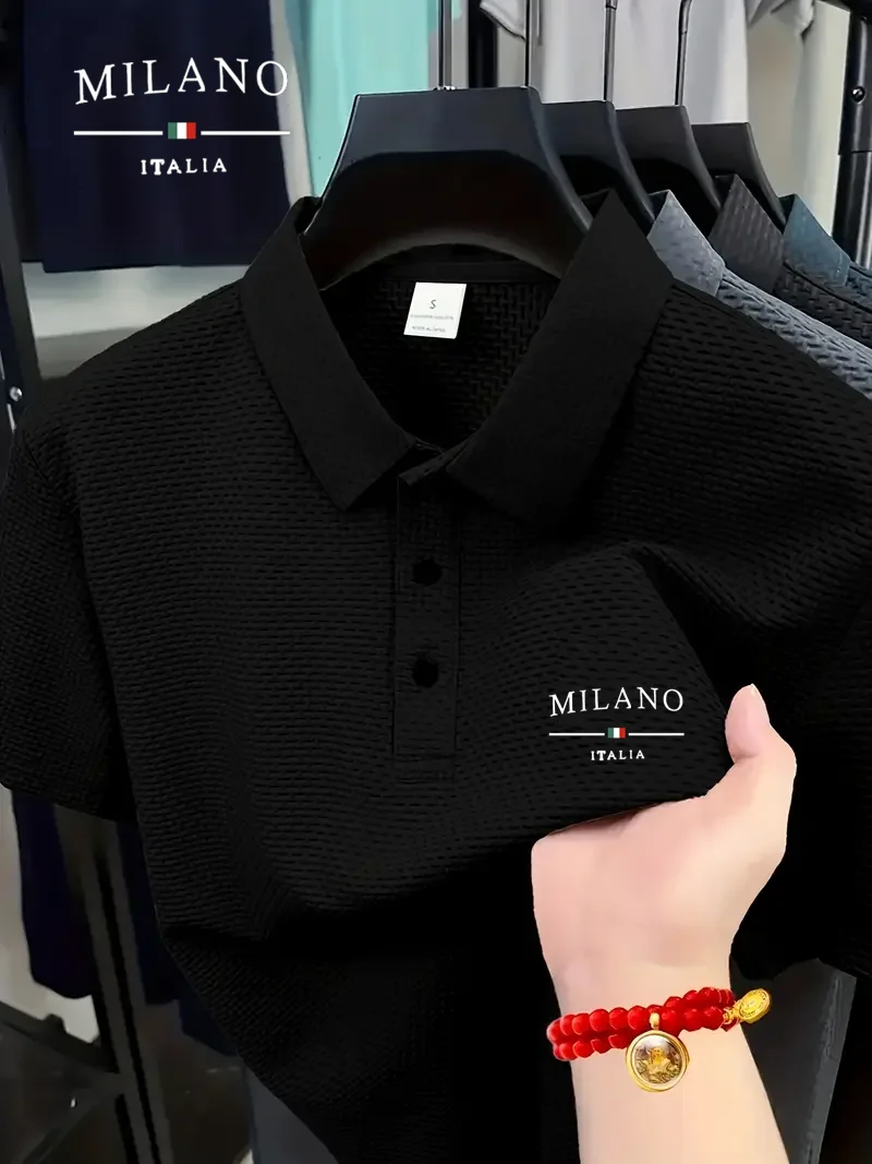 

In the summer of 2025 the printed fashion design of Milan's men's Polo shirts stood out among the crowd