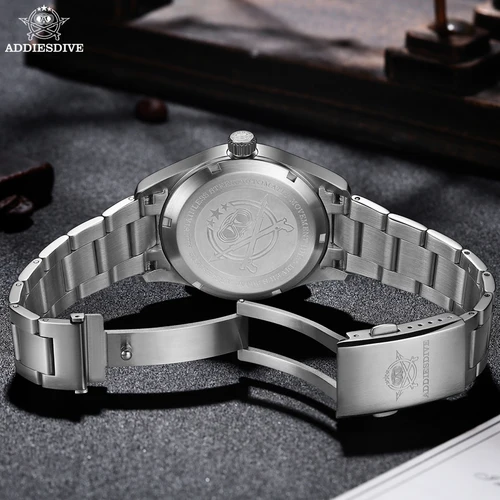 Imagen 2 del producto ADDIESDIVE-Reloj Automático para hombre, cronógrafo mecánico de cristal de zafiro, resistente al agua, 200m, analógico, luminoso, AD2048, NH35A