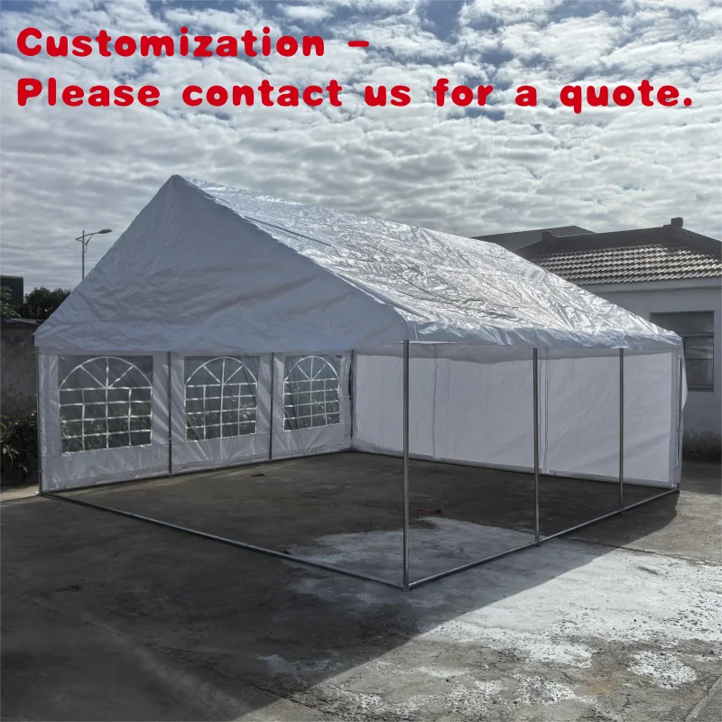 

custom.Outdoor Heavy Duty PE Party Tents6x6m (with Ground Bar)