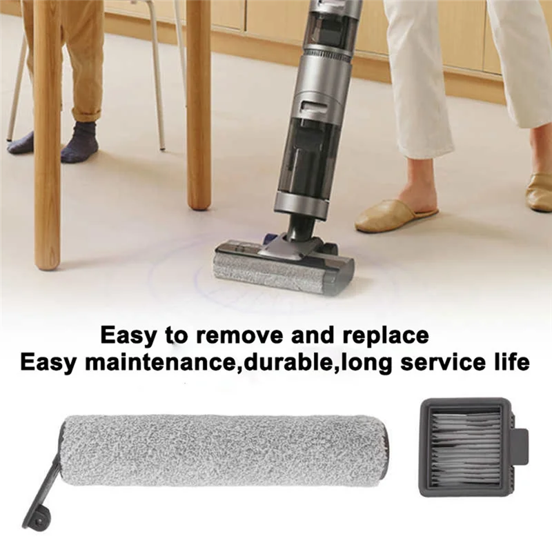 إكسسوارات مكنسة كهربائية رطبة وجافة ، فرشاة دوارة لدريم H12 ، H12 ، H12S ماكس ، استبدال فلتر Hepa ، قطع غيار