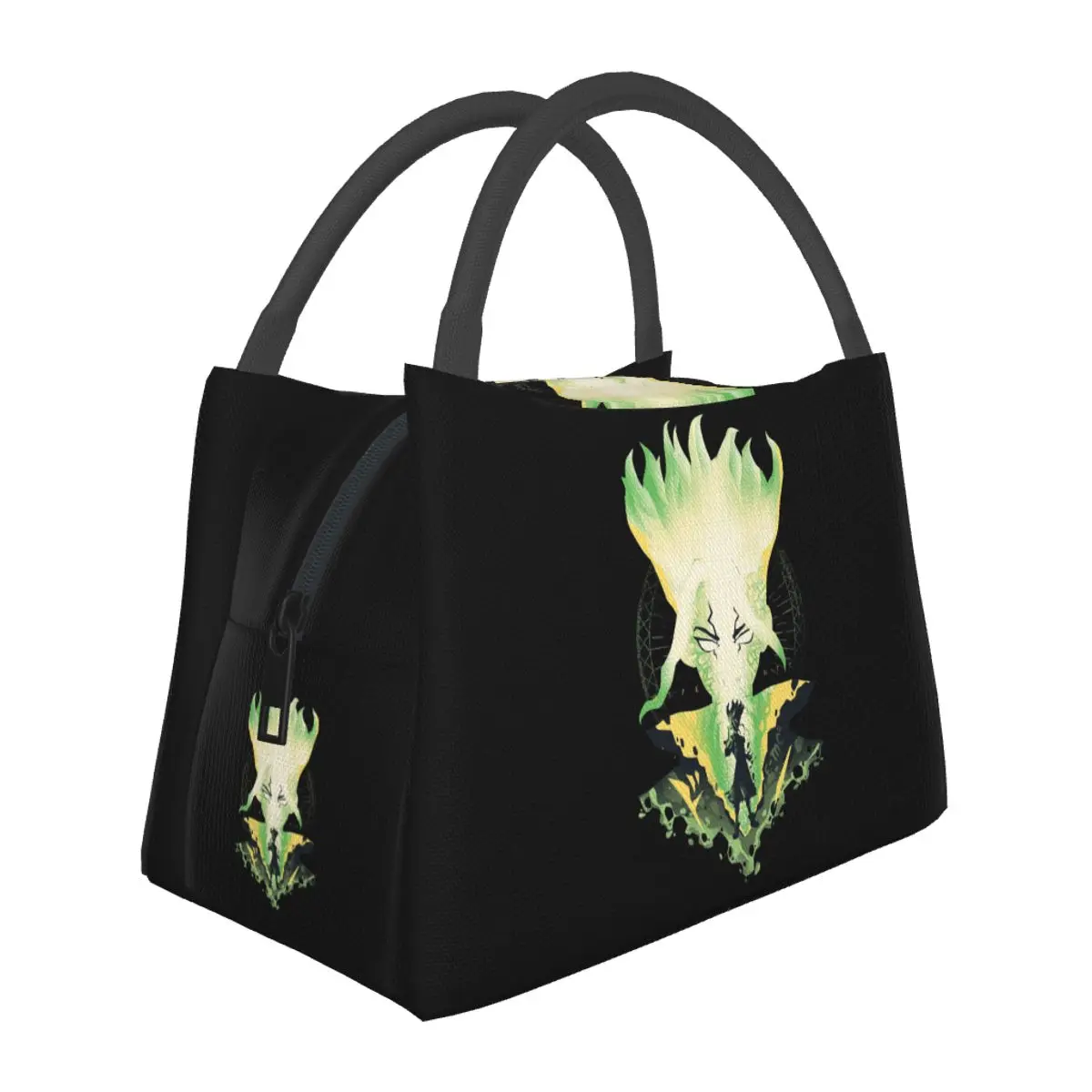 

Изолированная сумка для обеда в стиле аниме Dr Stone для женщин, контейнер для хранения еды, портативный термоконтейнер, сумка-холодильник для обеда