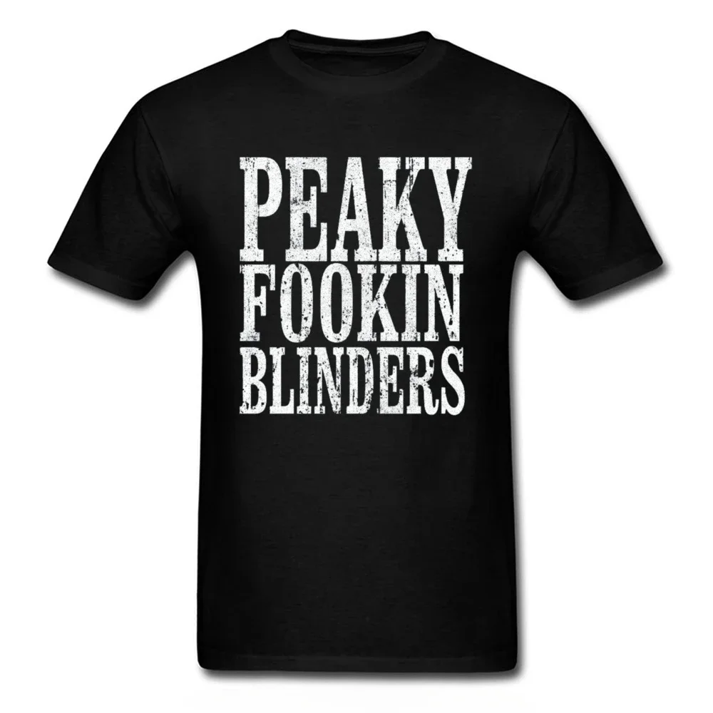 Men  Shelby Bros T-shirt  Style Peaky Blinder Retro Tee Shirt Homme Male Tshirt Peaky Fookin Blinders T Shirt