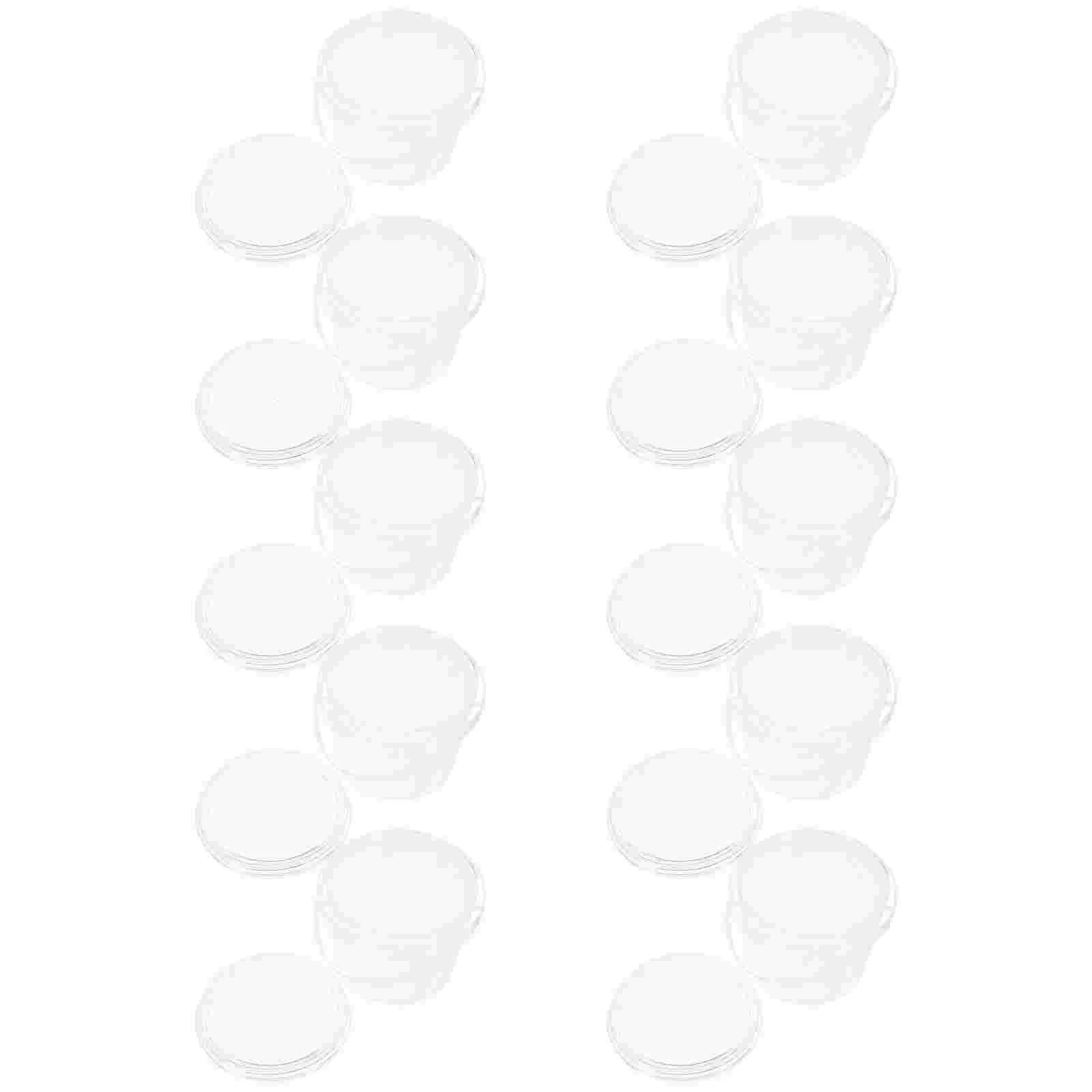 10 Pcs Straw Dispenser Transparent Small Barrel Toys Storage Buckets Fresh Keeping Container Clear Kitchen Portable Grains