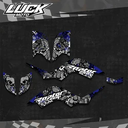 New For Yamaha Raptor 660 YFM660 YFM 2005 2004 2003 2002 2001 ATV Full Fairing Graphics Background Decals Sticker Protective