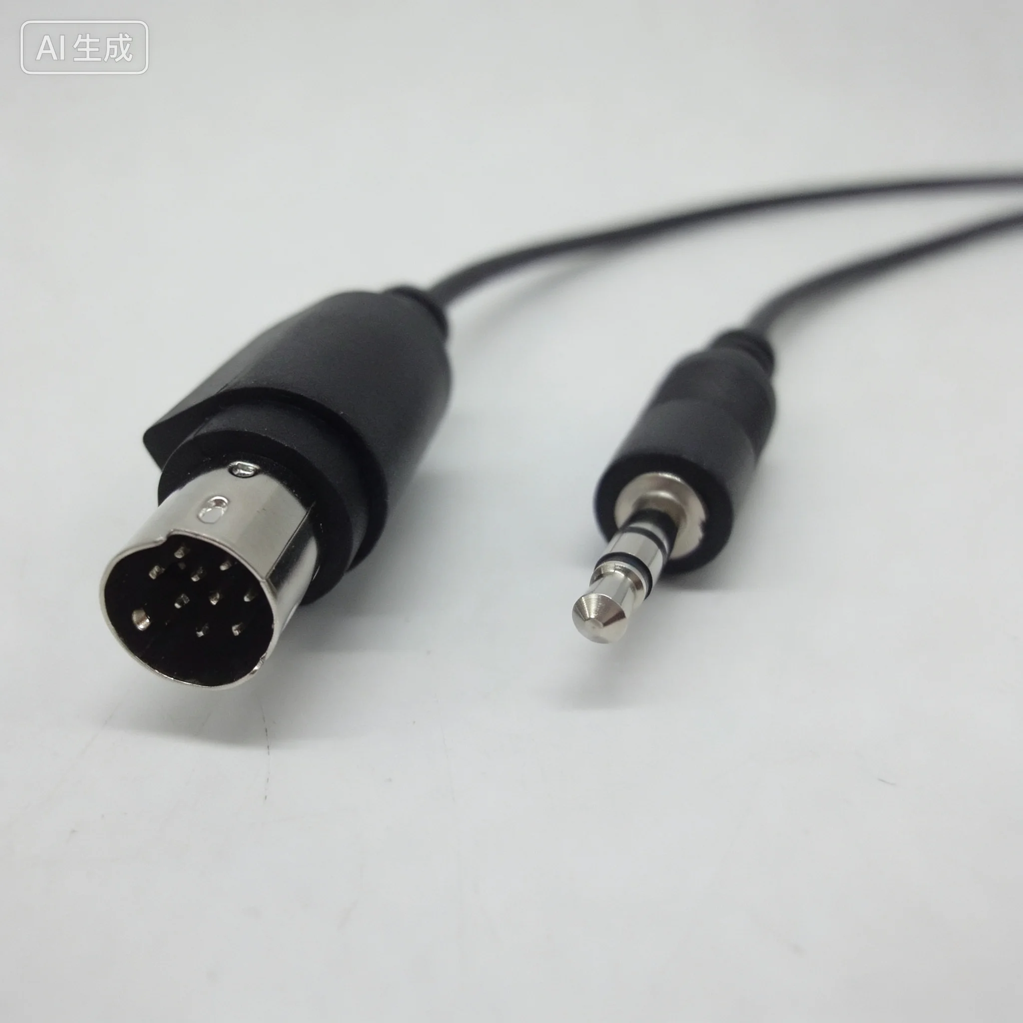 Wire round port 9 pin interface, turn 3.5MM audio cable For BOSE audio