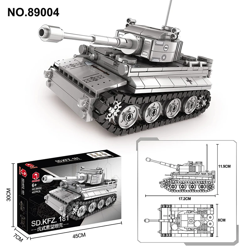 دبابة بنّاية عسكرية طراز Tiger M1A2 الدبابات الثقيلة 99A WW2 ألعاب أطفال للأولاد نموذج تجميعها لعبة أطفال هدية للبالغين