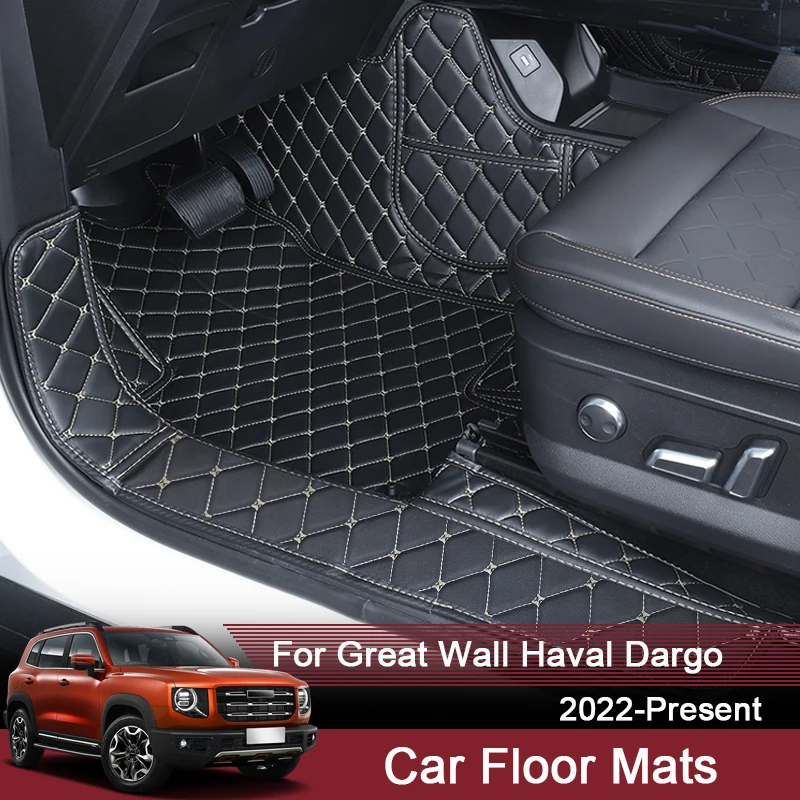 

Car 3D Full Surround Custom Foot Mat For Great Wall Haval Dargo 2022-Present Leather Floor Protect Waterproof Pad Auto Accessory