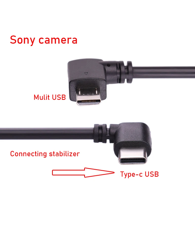 DJI Ronin RSC2 RS2 RS3 stabilize usb-c to multi  Sony camera multi cable  type-c to multi dji stabilizer type-c connect cable