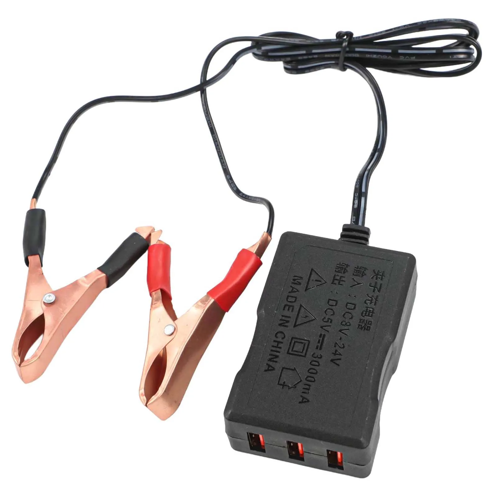 Home Use DC Converter Battery Clip Converter 5v Usb Charging Solution Fast Charging USB Ports For Smartphones And Tablets