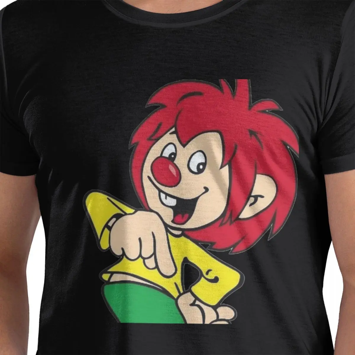 

Pumuckl 7, футболка из 100% хлопка, мужские классические футболки, мужские футболки с круглым вырезом и коротким рукавом, S-6XL
