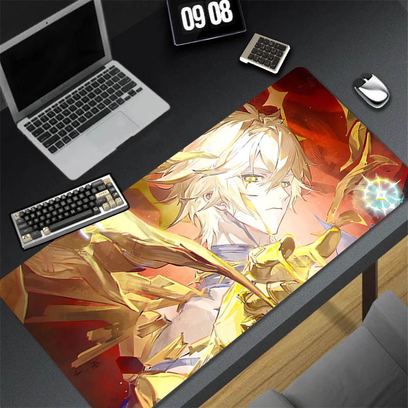 

Mousepad Computer Gaming Accessories Keyboard Pad Office PC Rubber Mouse Pad Decoracion Desk Honkai Star Rail Phainon Mouse Mat