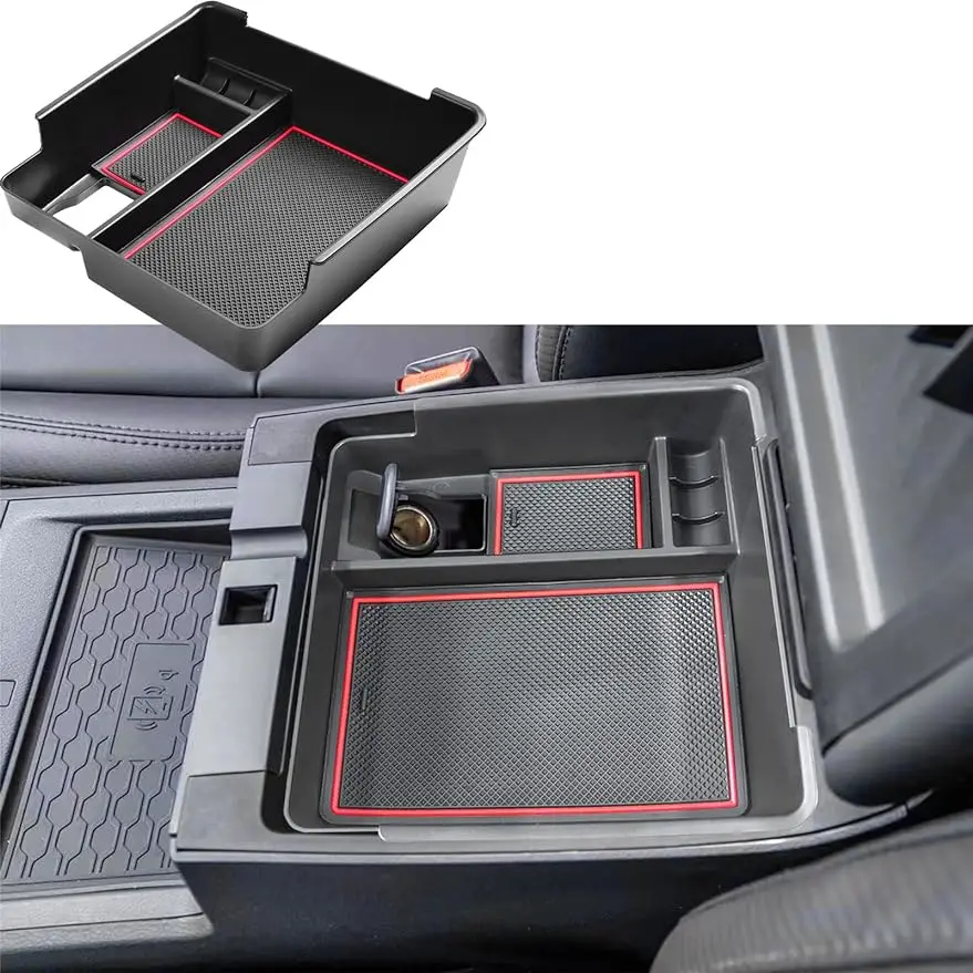 Armrest Box for Nissan Frontier 2022 2023 2024 Center Console Storage Organizer Accessories Armrest Tray Insert Car Box Storage