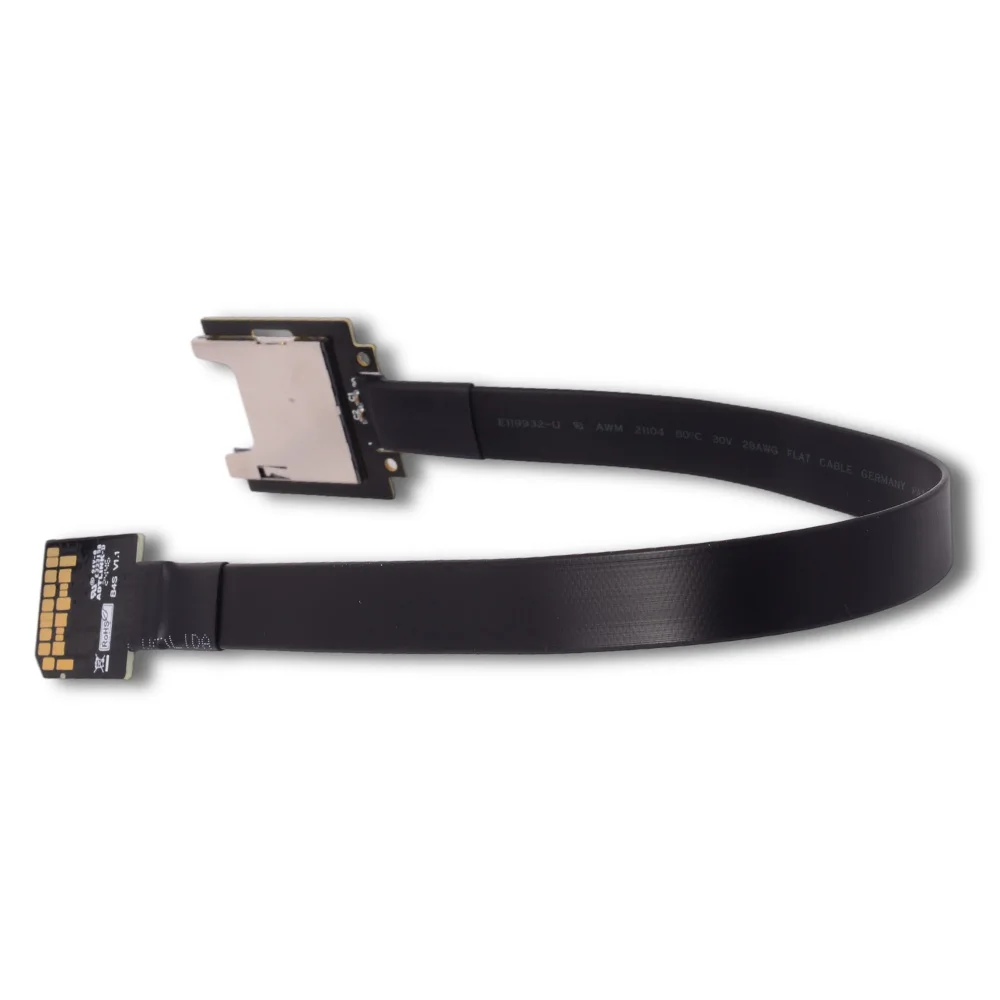 High Speed Micro SD TF Memory Card Extension Cable Flat Extender SDHC SDXC UHSII UHS-III Reader Card MicroSD to SD Riser Adapter