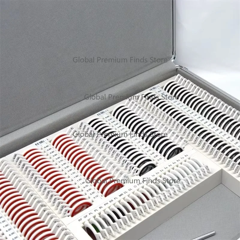 Good Price 266 PCS Optical Trial Lens Set Bright Metal Rim Optometry Box for Eye Clinic 1 Year Warranty