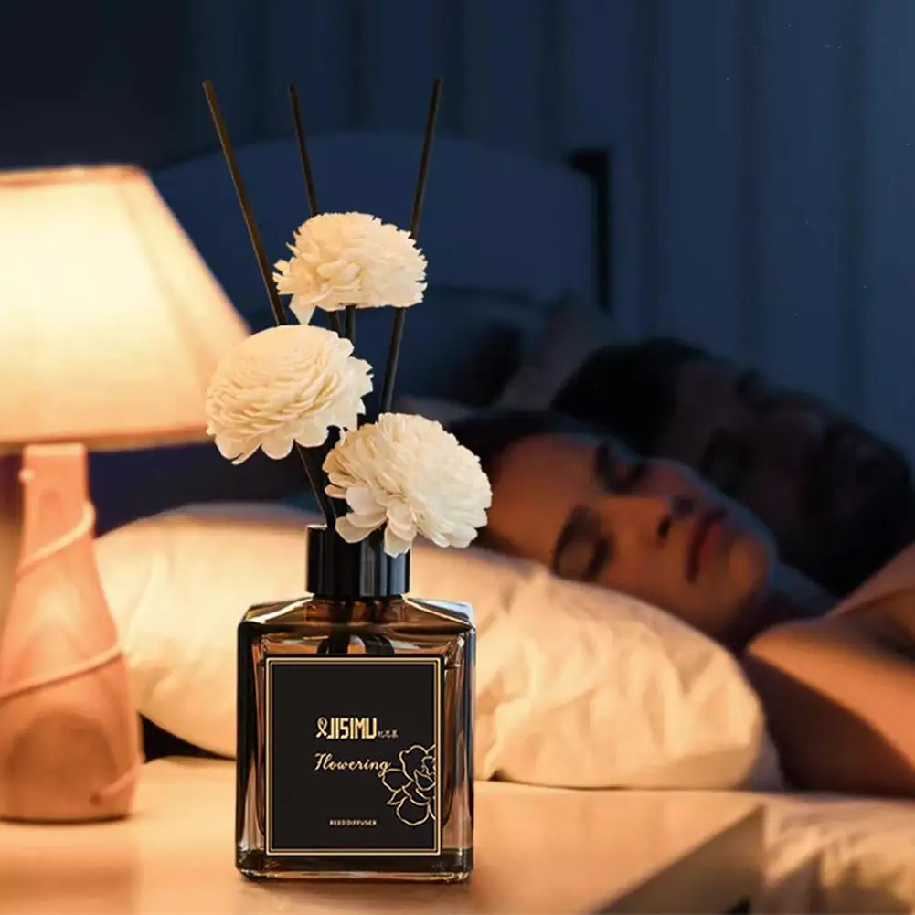 مجموعة ناشر القصب لمعطرات الهواء في الحمام، موزع زيت الياسمين المعطر مع العصي، موزع القصب الزيتي العلاجي لديكور المنزل