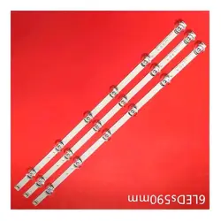 TV LED Bars For  32LB650V 32LB6200 32LB620V 32LB652V 32LB653V 32LB656V 32LB628V LED Backlight Strip Kit 6LED Lamp Lens 3 Bands
