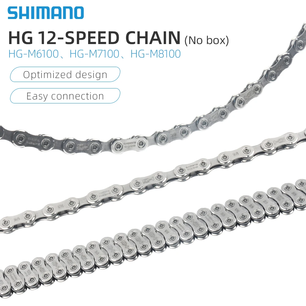 SHIMANO SLX DEORE XT M7100 M6100 M8100 12 Speed Chain Road Mountain Bike Bicycle Chain MTB 12V Chain With Quick-link