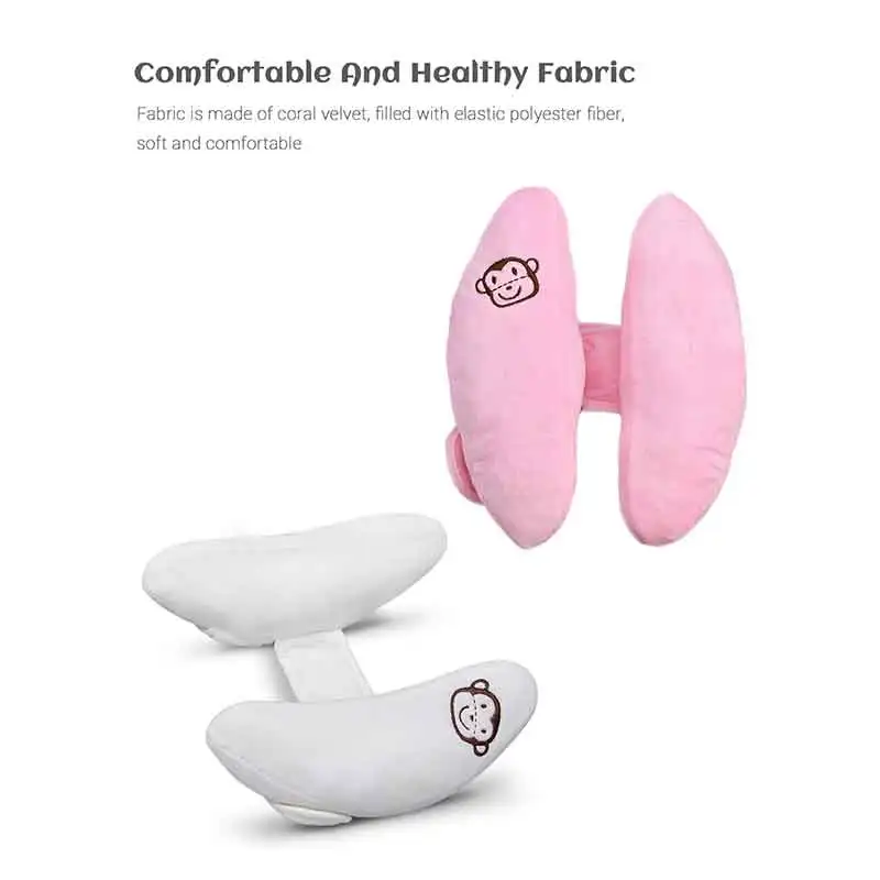 banana shaped Infant Safety Car Seat Stroller Pillow Baby Head Neck Support Sleeping Pillows  Adjustable Cushion Accessories