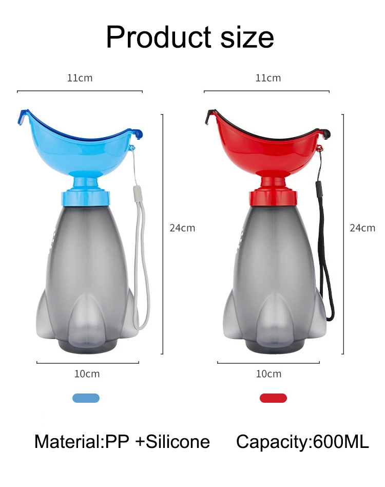 Silicone Baby Large Urinal Portable Children's Chamber Pot Leak Proof Receiver Kids Toilet Seat Travel Care Essentials Product