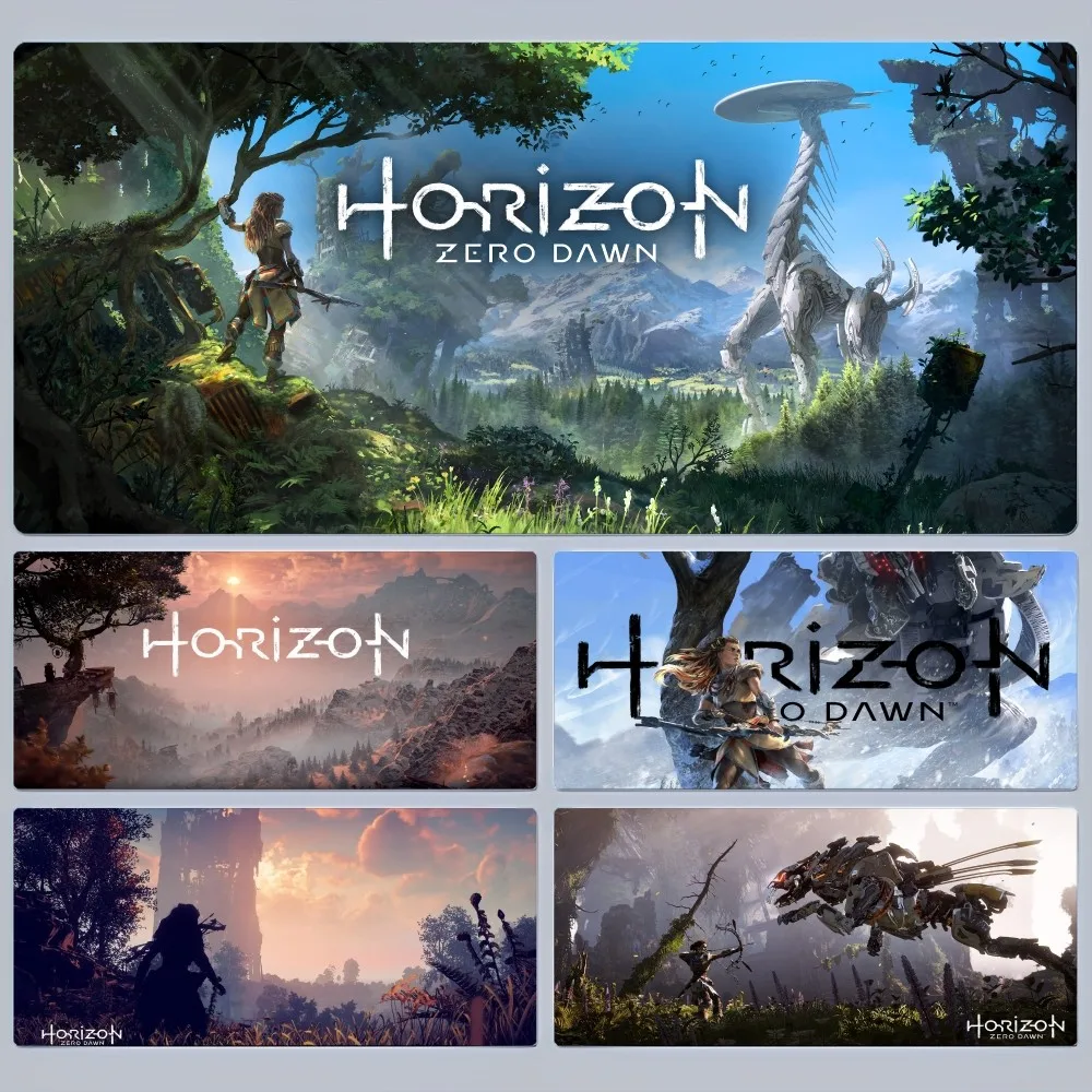 

Horizon Zero Dawn Mousepad Rubber XXL Cartoon Anime Gaming Mouse Pad Keyboard Mouse Mats Desk Mat Accessories for PC Mouse