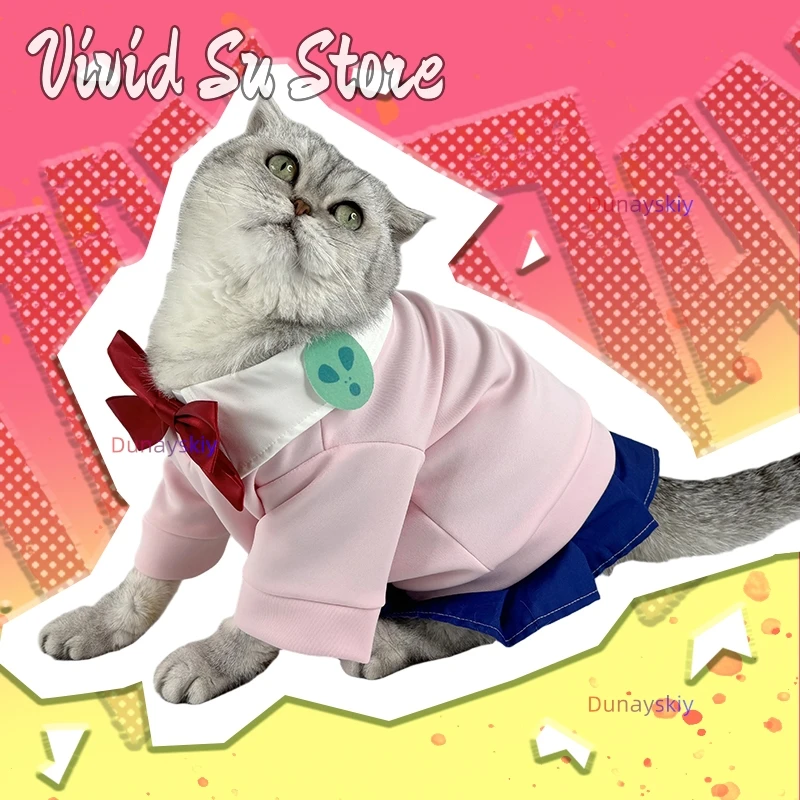 

DAN DA DAN Momo Ayase Anime Pet Halloween Costume Cloak Role Play Dogs Cats Party Cosplay Funny Outfit Clothes Cosplay Halloween
