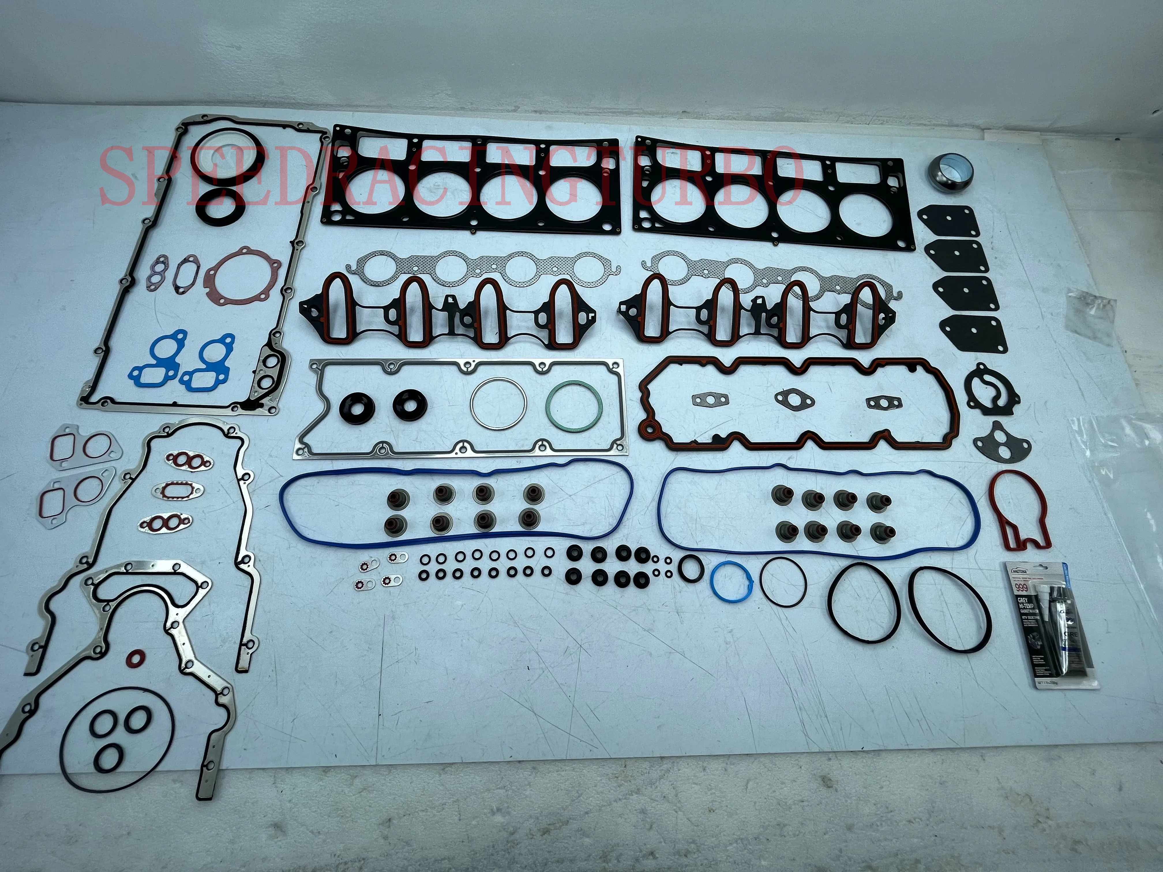 

Full Gasket Set Fit 02-14 Chevrolet GMC Buick Cadillac 4.8L & 5.3L V8 OHV C, M Intake Maifold Gaskets Exhaust Header Gaskets