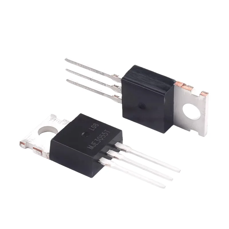 10pcs Directly inserted MJE3055T transistor (BJT) - single channel 10A/60V/75W packaged TO-220 transistor