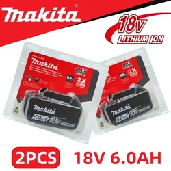 Original For Makita 18v 6Ah With Charger Rechargeable Lithium Ion BL1850  Makita 18 v Battery BL1830BL1840 Power Tool Battery