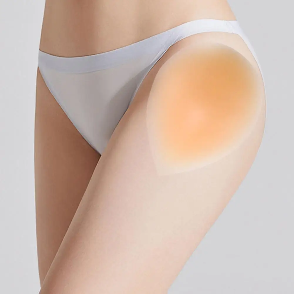 1 Pair Silicone Hip Pads Self-adhesive Invisible Hip Enhancer Shapewear Reusable Washable Women Butt Cushion Hip Dip Filler 2025