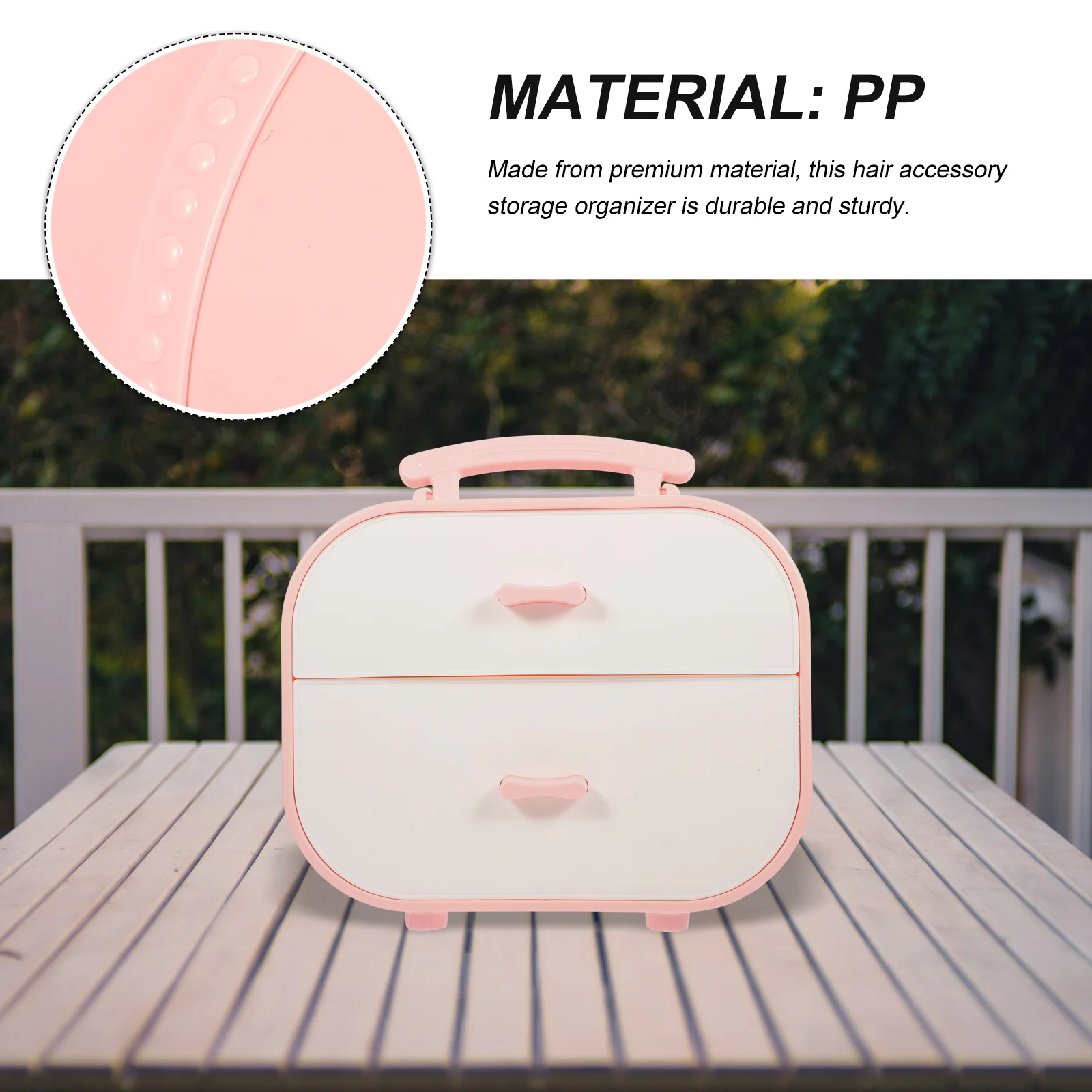 

Headwear Storage Box Hair Ties Organizer Rubber Band 's Accessories Travel